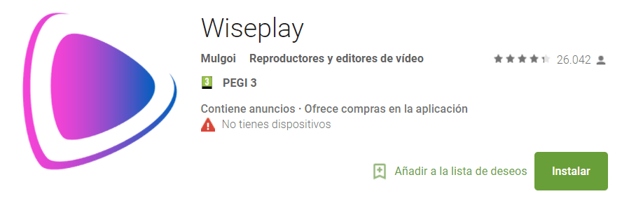 Descargar Wiseplay Android